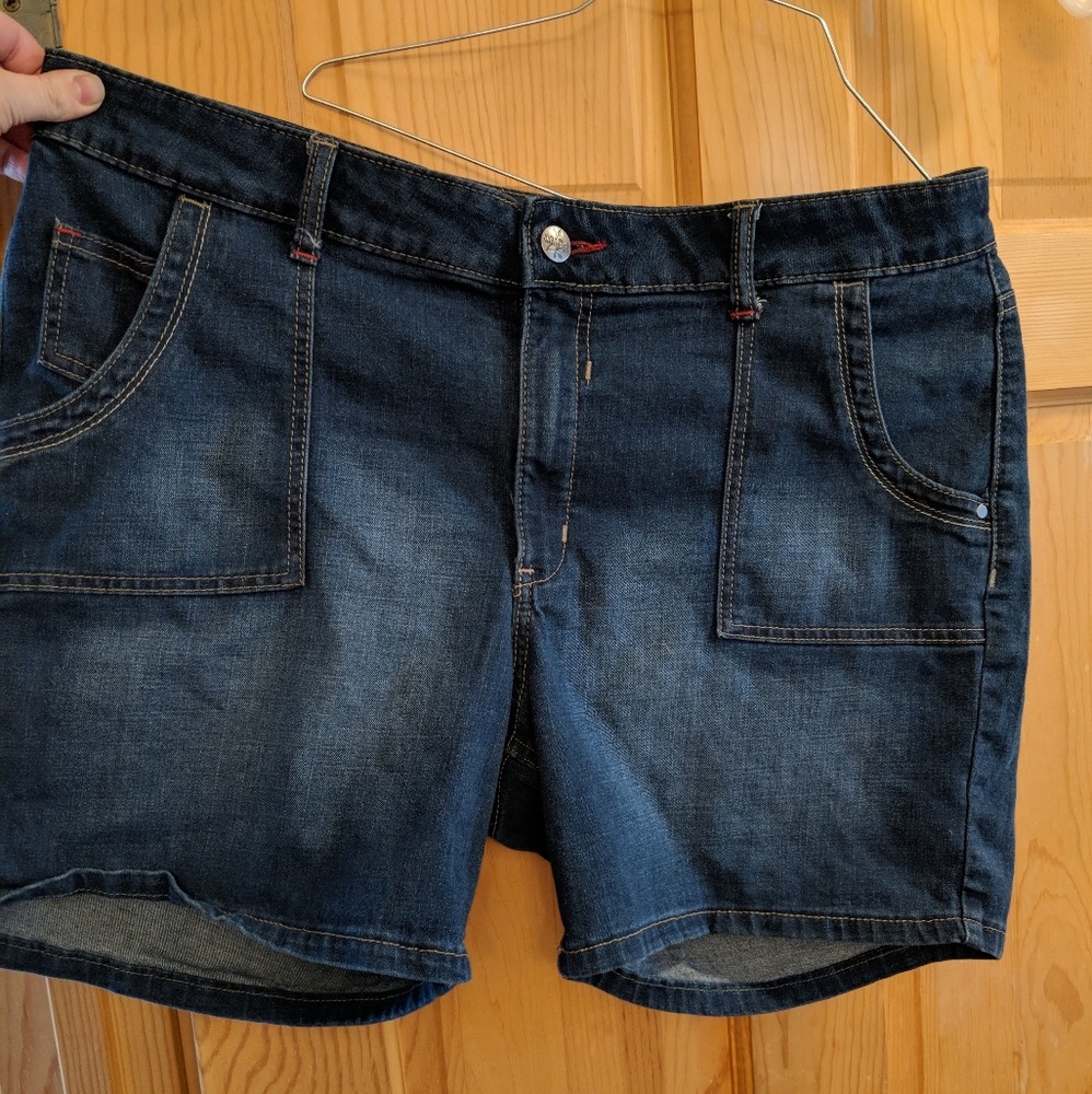 Women's Plus-size Denim Jean Shorts